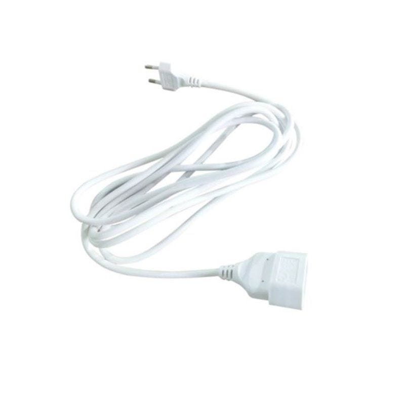 CGC 100500002 | Rallonge blanche 5 mètres 2x0,75mm | Leroy Merlin