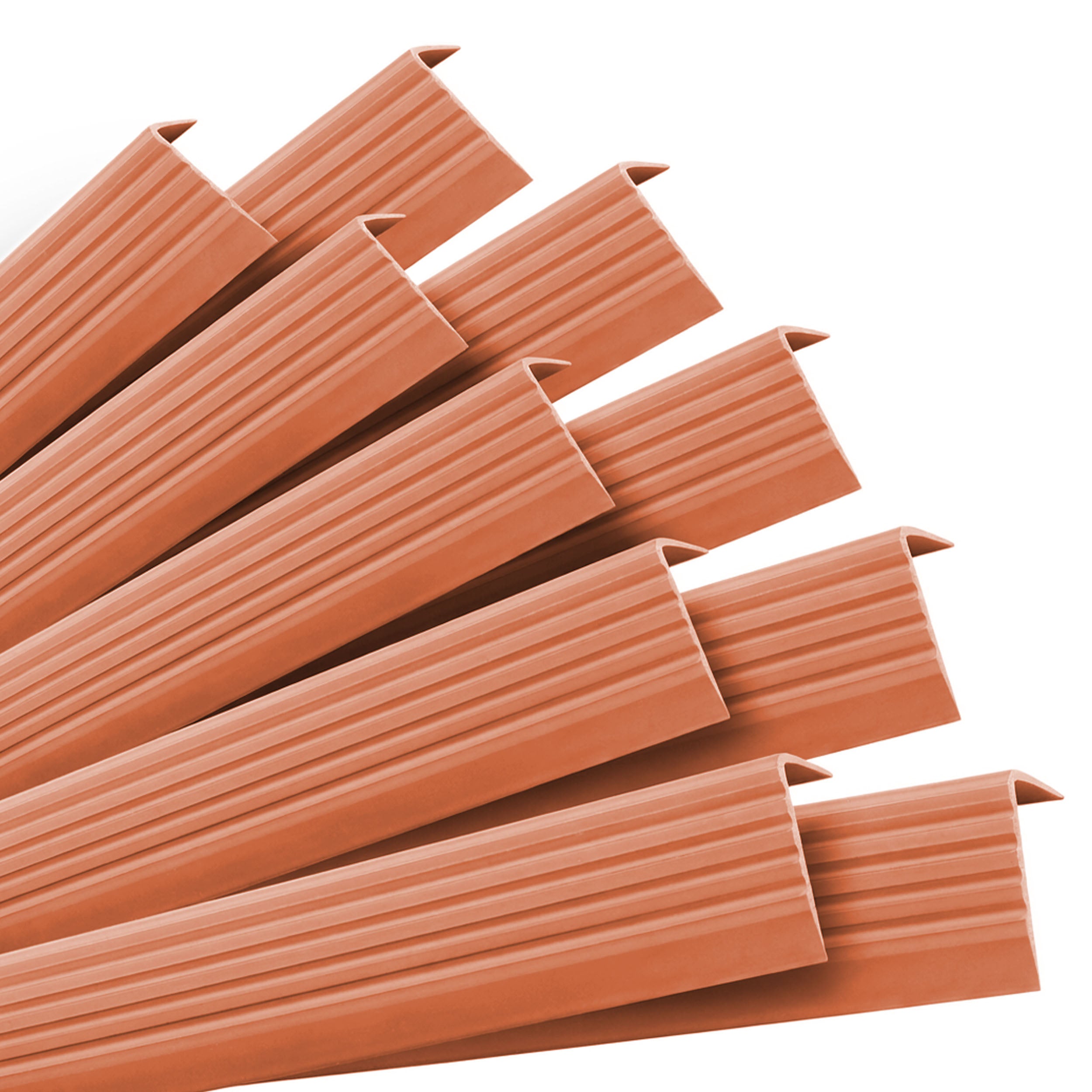 10x Profil schodowy PVC 40x25 mm - samoprzylepny, antypoślizgowy, 100 ...