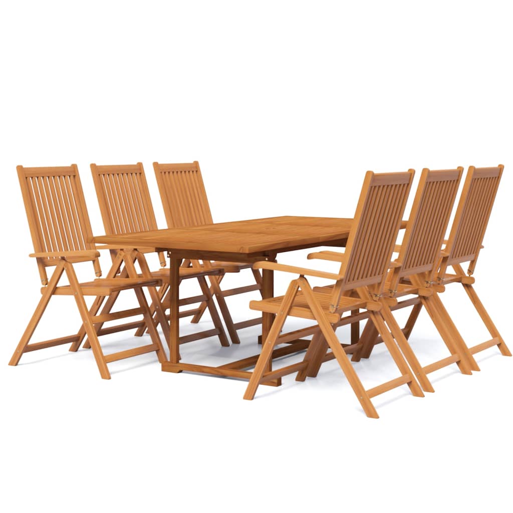 GOPLUS Table Extérieure Acacia 100x100 Cm 4 Personnes - Table Jardin Carrée Avec Trou Parasol - Charge 80 Kg - Terrasse & Porche
