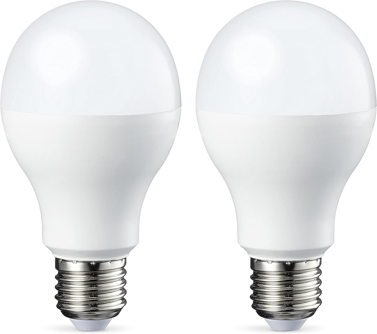 Zestaw 2 żarówek LED z gwintem Edison E27 13 W (odpowiednik 100 W) Zimna biel Nieściemnialna [Klasa energetyczna E]