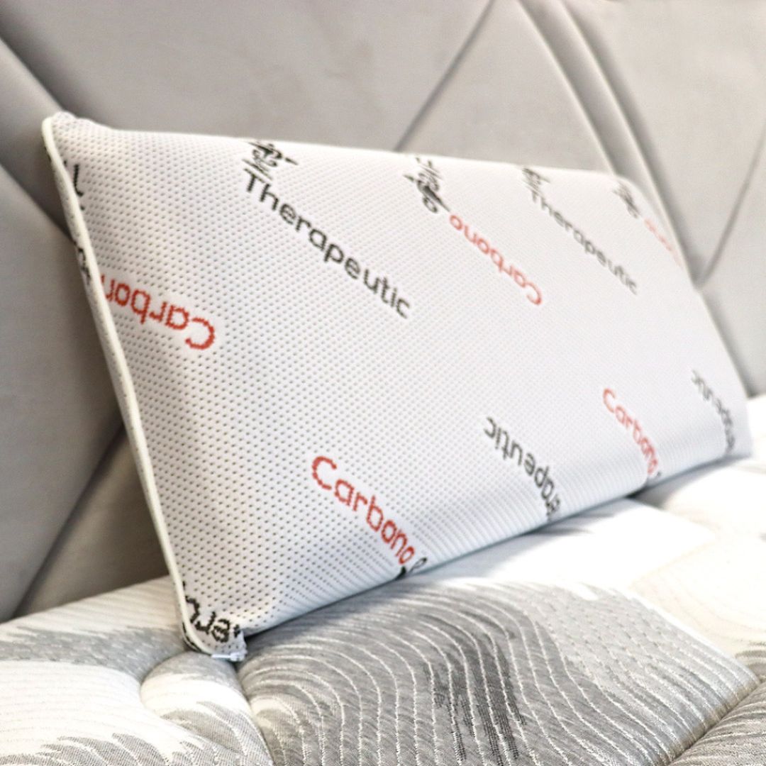 Almohada Carbono Therapeutic 80cm Individual con núcleo de grafeno y tejido tecnológico de carbono - 4