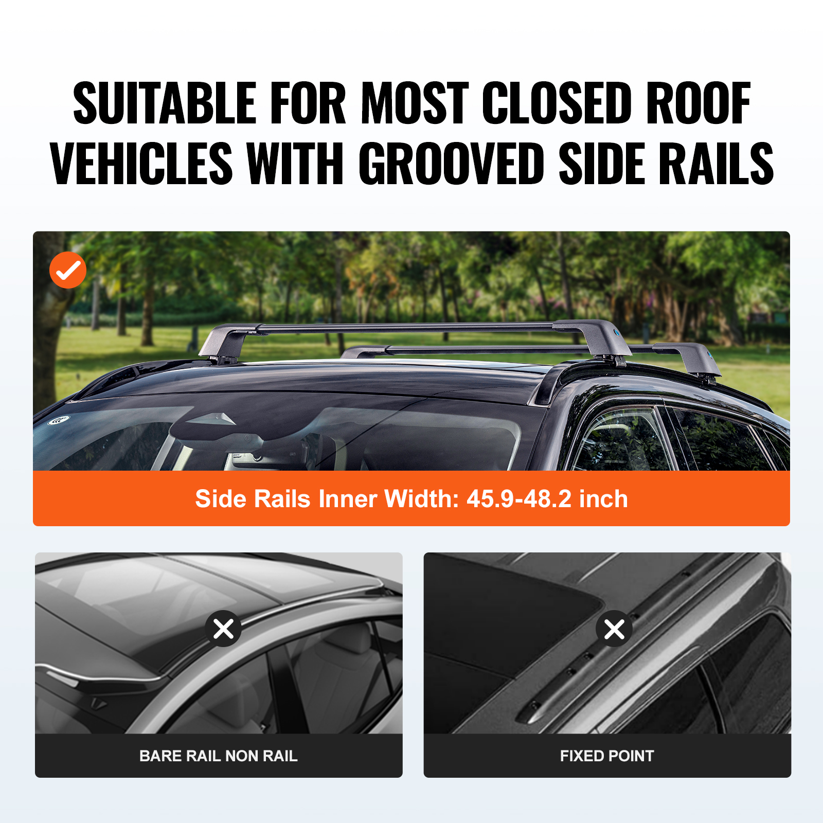 Barres Transversales Galerie Toit SucceBuy 135,8 cm (53,5