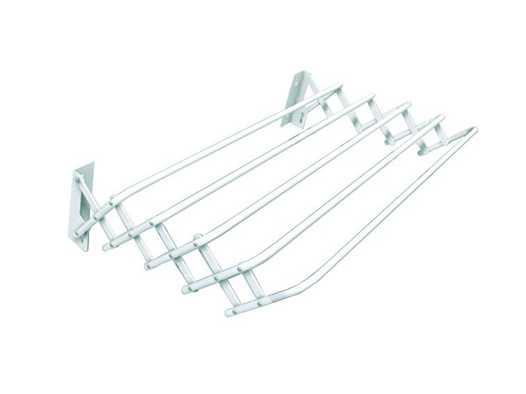 Stendibiancheria a fisarmonica da parete per uso domestico, in acciaio inox 304, retrattile, pieghevole, portasciugamani da appendere per il bagno, facile da installare (70 cm/27,6 pollici) sharing