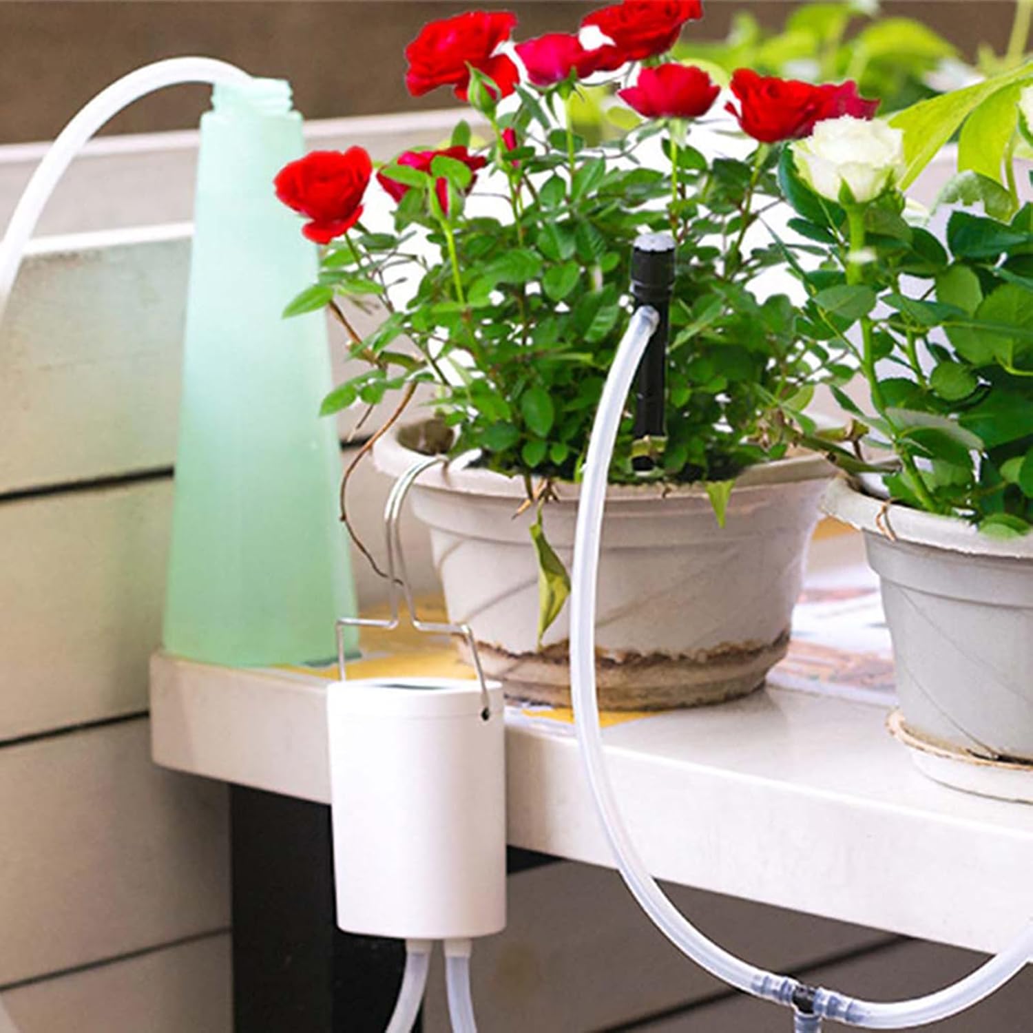 Smart Automatic Plant Watering System With LED Display, Indoor Drip Irrigation Kit For Potted Plants, USB Powered Plant Leak Watering Device, Perfec - 2