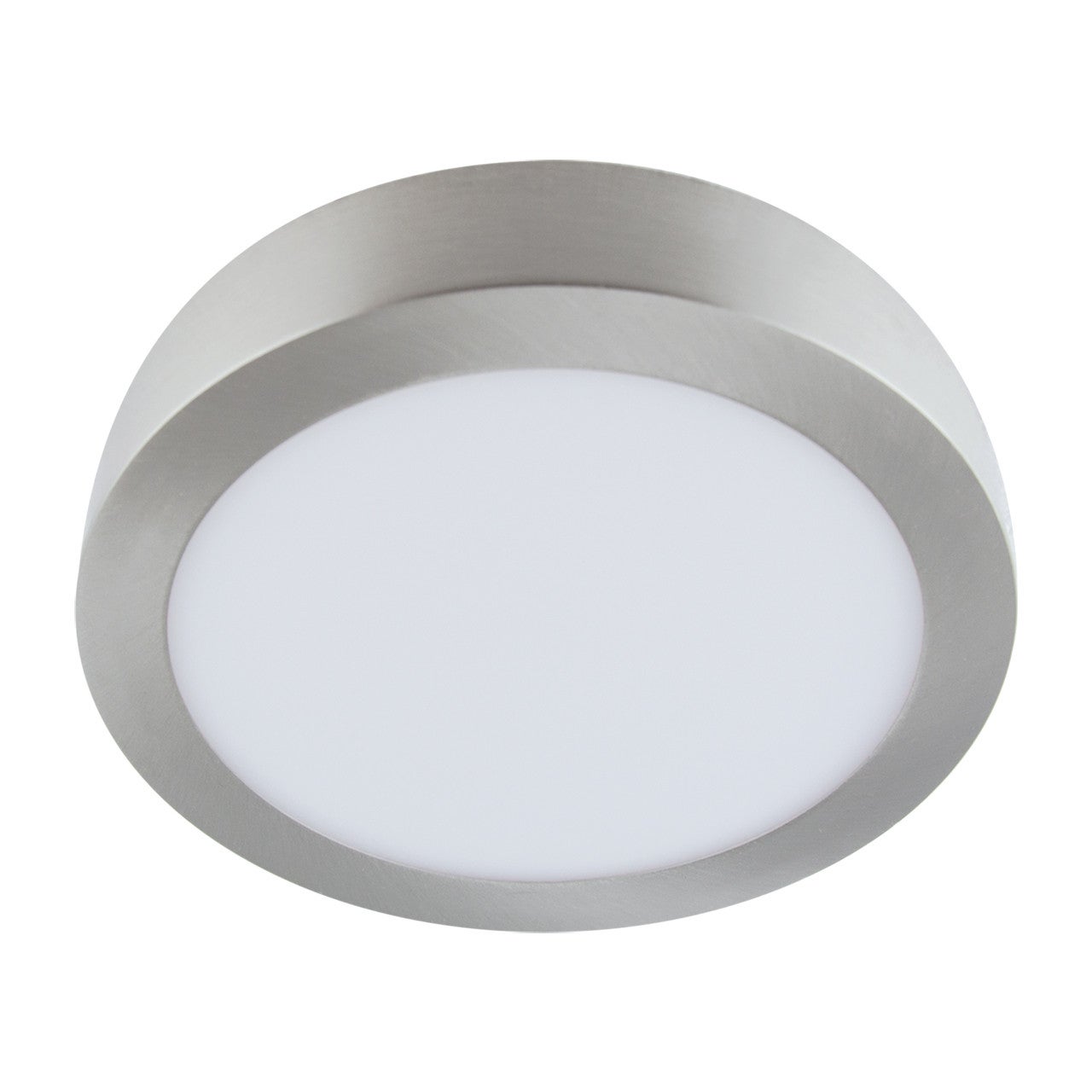 Plafon Martin okrągły matowy chrom-biały LED 18W 4000K 1620lm wym: 3,5 x 22,5 cm IP20 aluminium Struhm