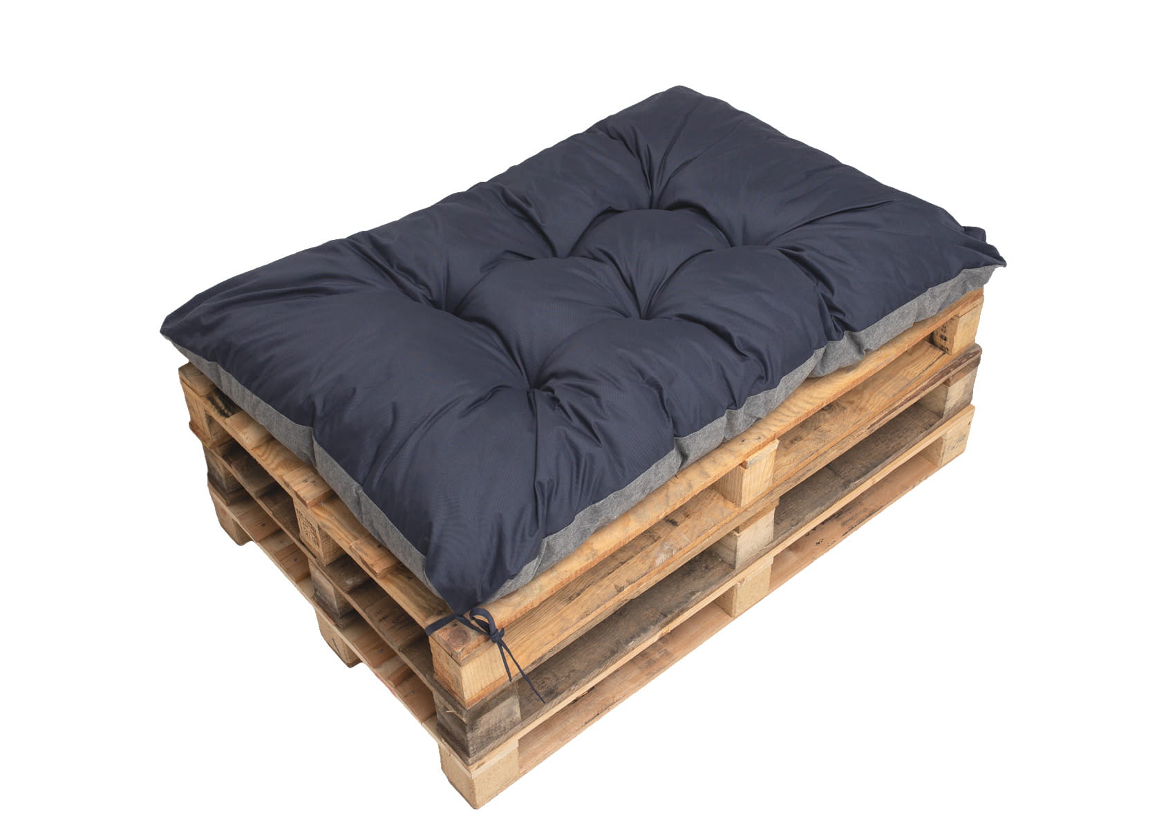 Poduszka ogrodowa na paletę 120x80cm poduszka na meble ogrodowe granatowa, poduszka na balkon taras, poducha ogrodowa na meble z palet