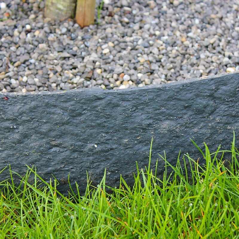 Bordure de jardin flexible 14 cm × 25 m – PVC recyclé – Finition nette imitation beton - 2