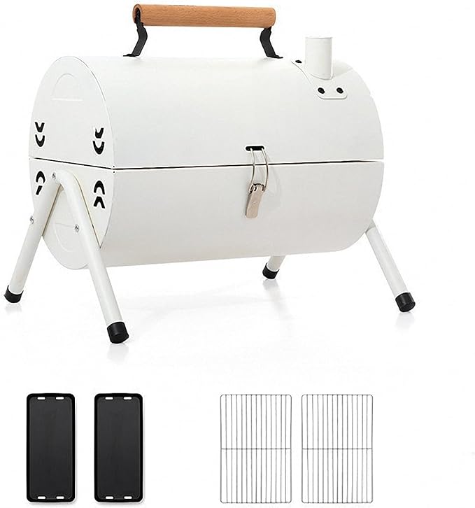 Kit Barbecue Camping Portable – Grille, Poêle Et Clip, Réchaud 10000 BTU, Avec Sac De Transport
