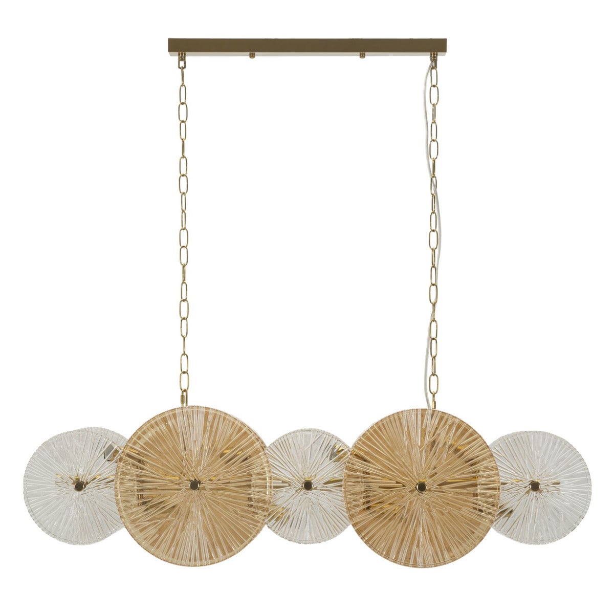 Lampa Wisząca Davide, Szkło, Brązowy, Seven Design