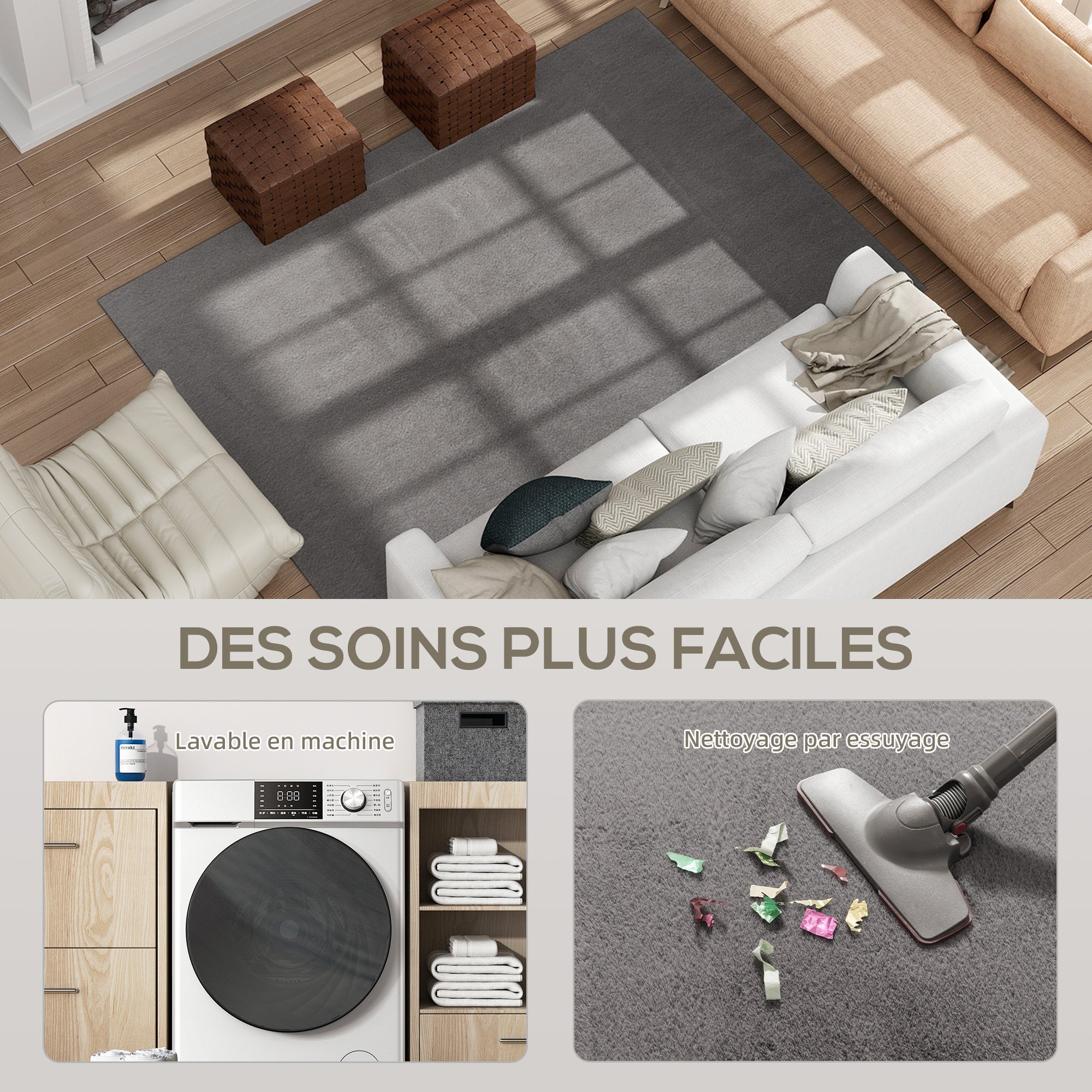 Tapis Polyester HOMCOM - 5