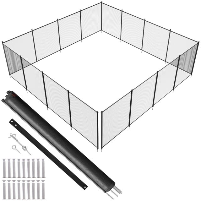 VEVOR Clôture de piscine amovible de 1,2 x 14,6 m pour la sécurité des VEVOR Clôture de piscine amovible de 1,2 x 14,6 m pour la sécurité des