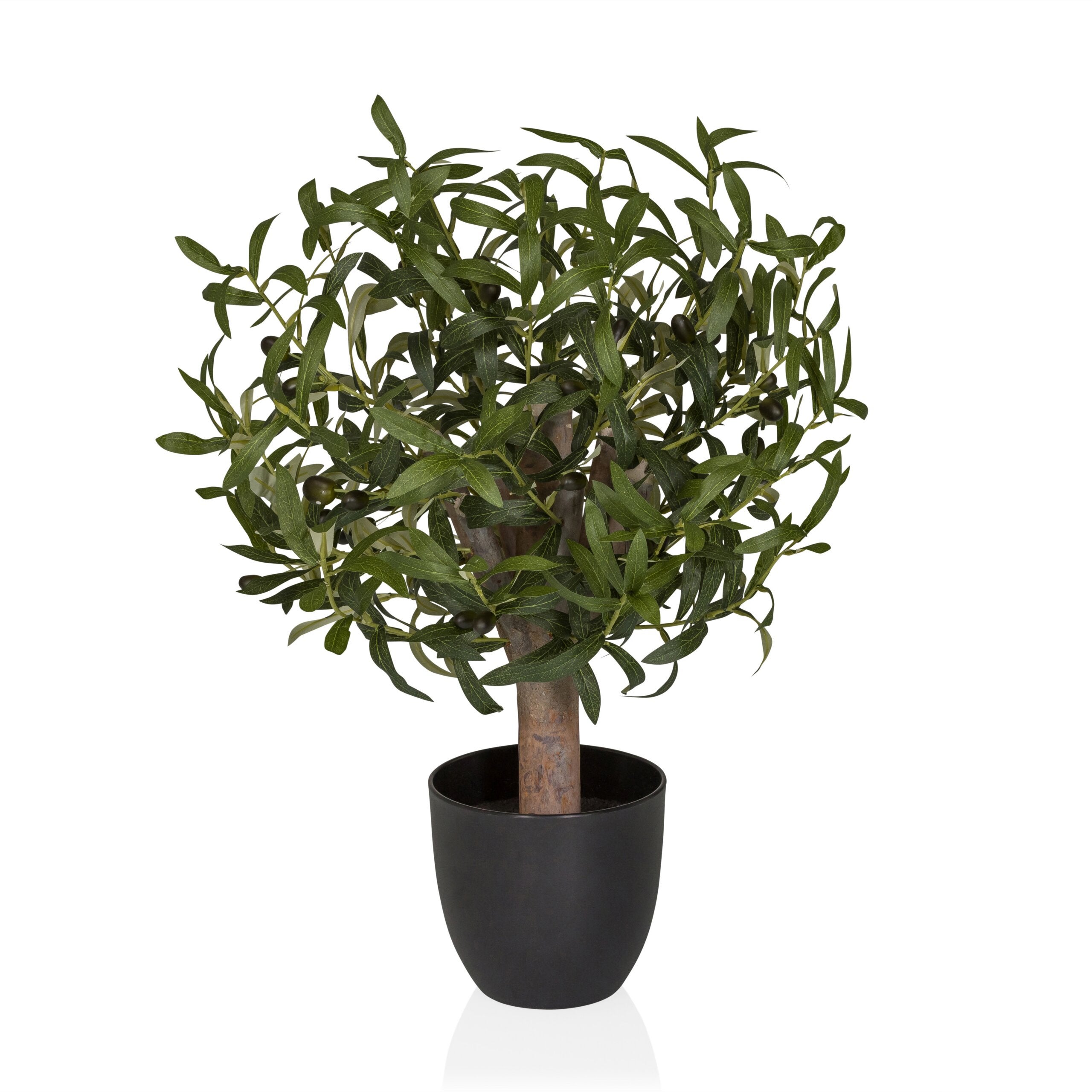 Sztuczna roślina / sztuczne drzewko OLIVE S 70 cm zielone hjh OFFICE