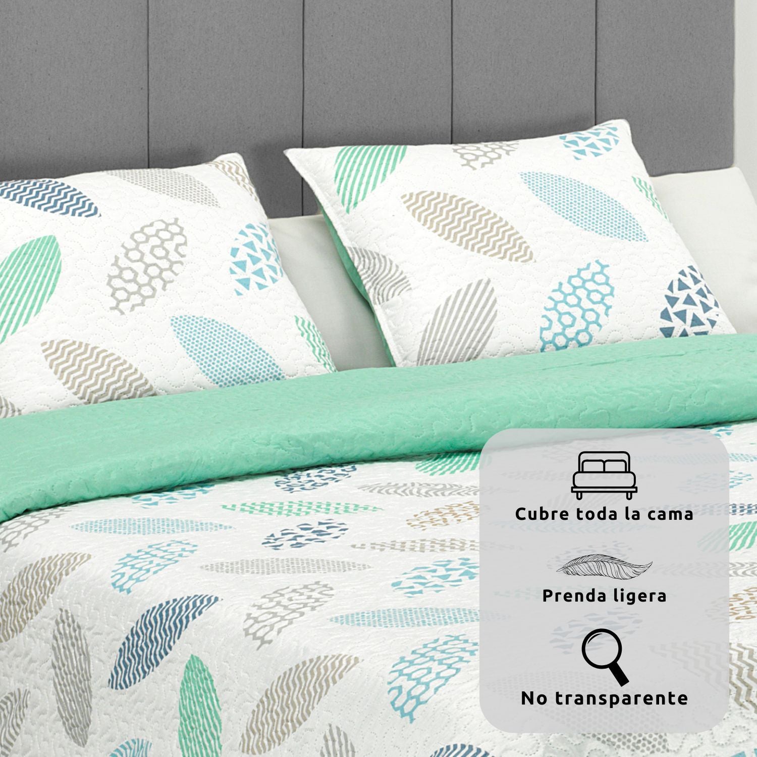 Colcha Bouti Acolchada Tanble cama 90cm Donegal Collections - 5