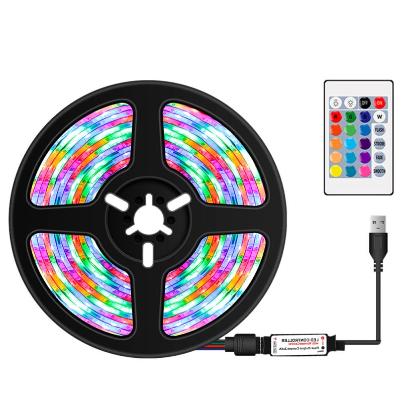 Striscia Led Tv HUEMIHUI Retroilluminazione LED TV Da 5 M, Dream Color LED Strip Con Telecomando App Controllo Alimentazione Usb Per Tv E Pc Da 65 A 75 Pollici 91443310 Led Retroilluminazione Tv - Foto 8