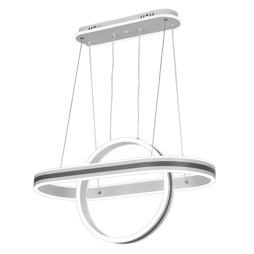 Lámpara Colgante LED Inteligente EGLO Connect Andreas-Z, Gris, Acero