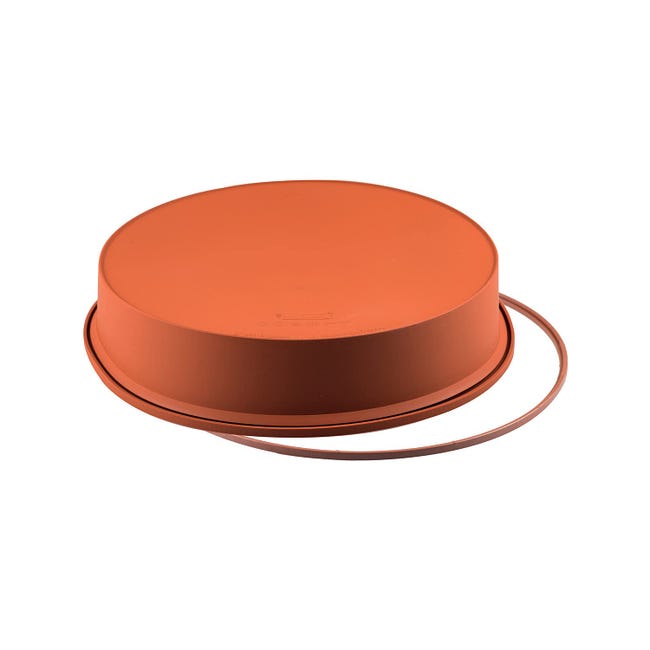 8 cm - Silikomart SFT813 Stampo Cream Caramel Rotondo Antiaderente In Silicone 8 cm - Silikomart SFT813 Stampo Cream Caramel Rotondo Antiaderente In Silicone
