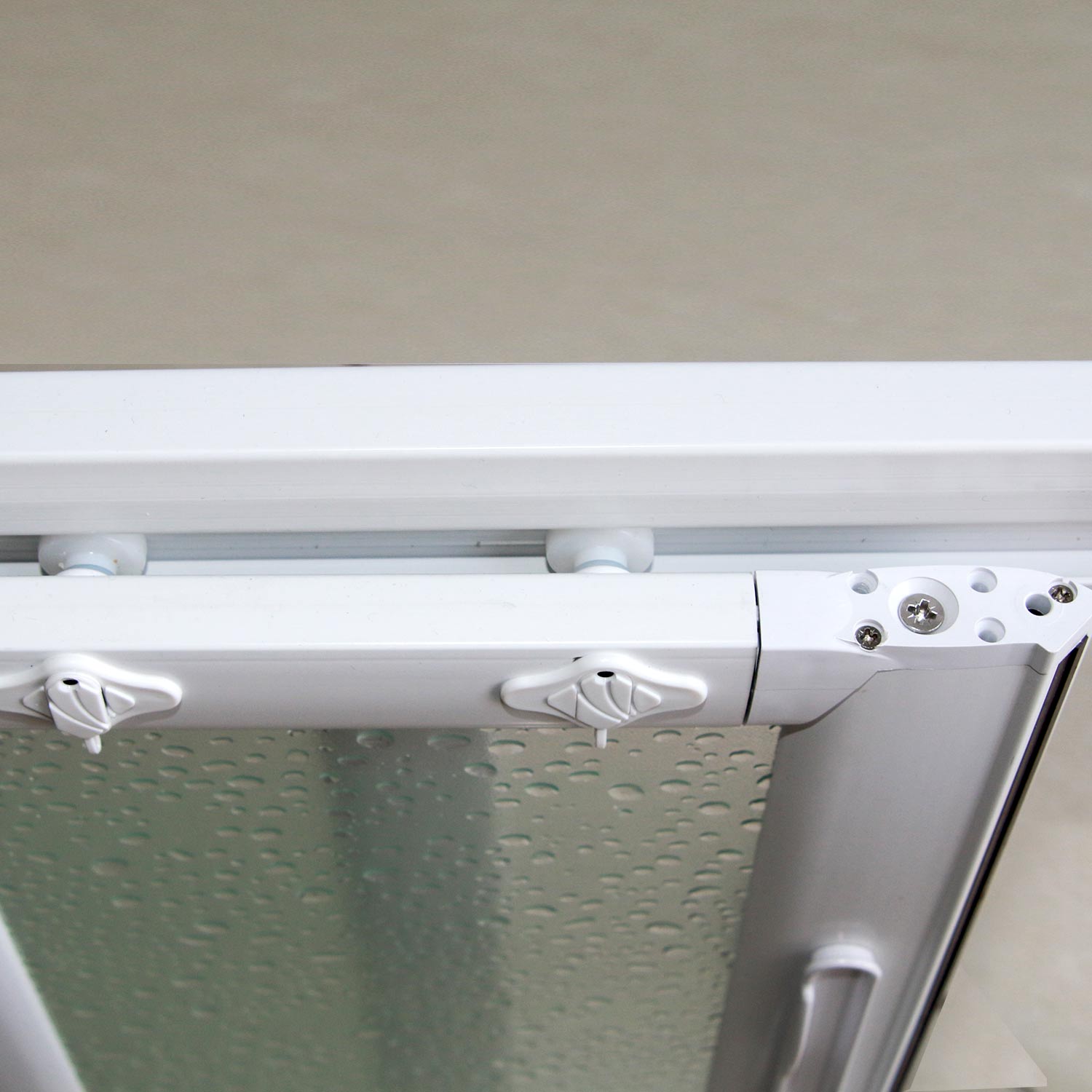 Cabine douche 80x80CM en acrylique mod. Venere avec ouverture centrale - 7