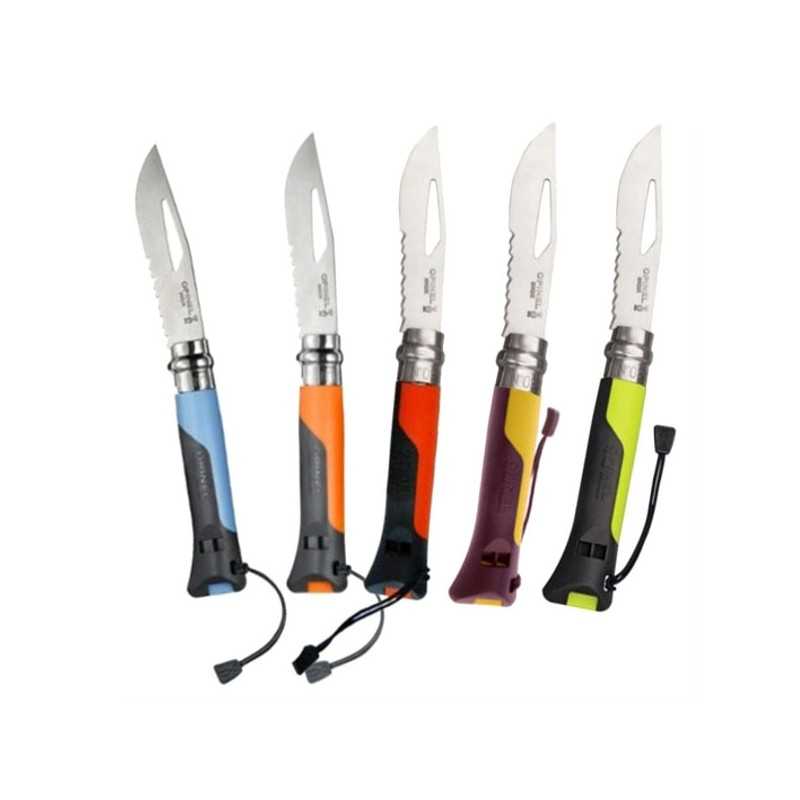 Nóż wielofunkcyjny Opinel N°08 Outdoor stal nierdzewna 8,5 cm zielony