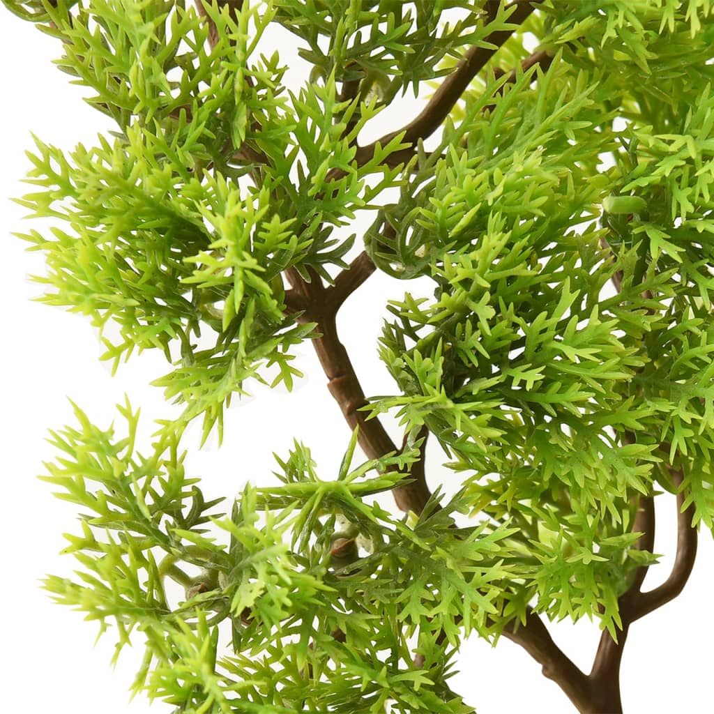 Bonsai cipreste artificial com vaso 60 cm verde - COMFORTXL - 4