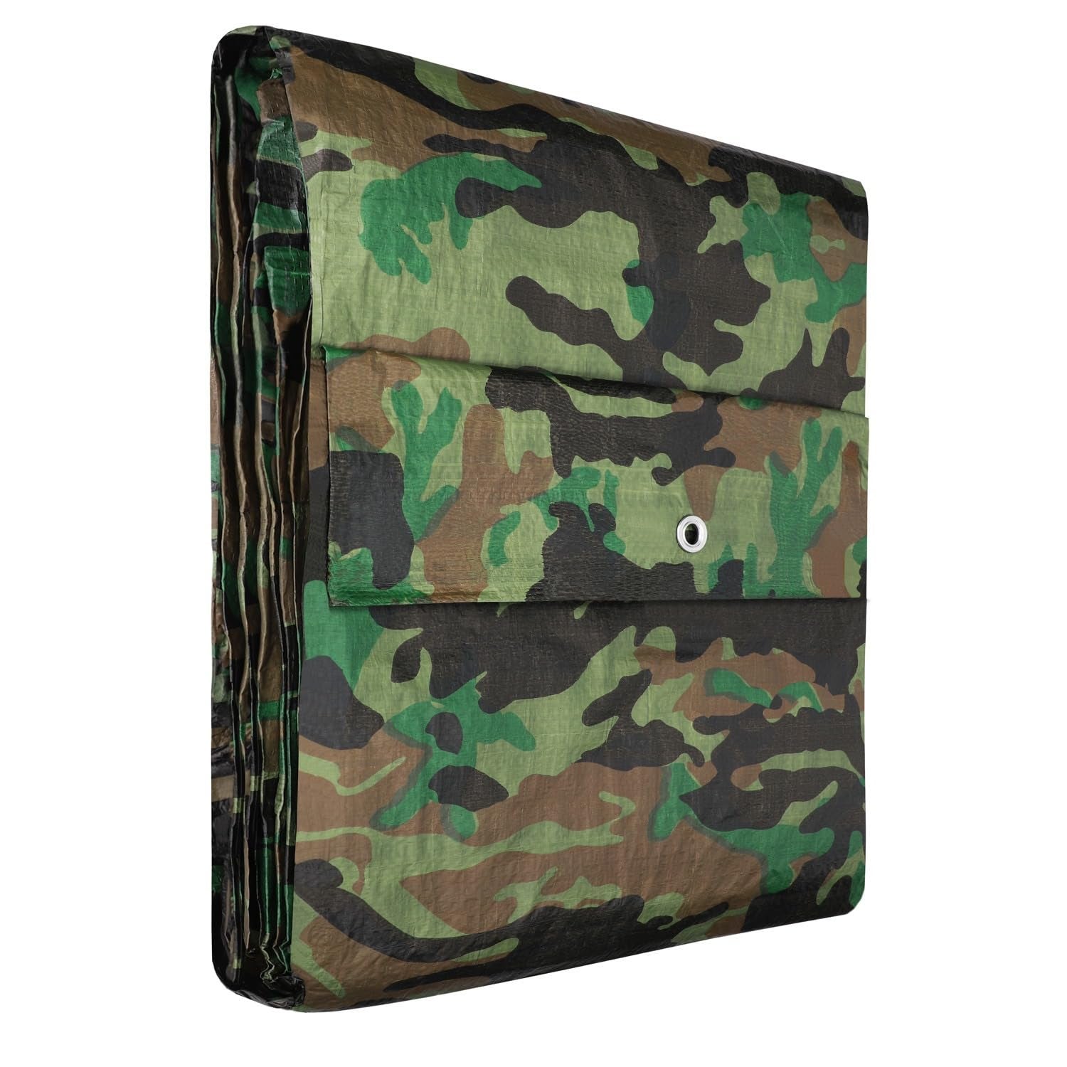 Plandeka 8x10m moro ochronna okrycie płachta mata osłona wodoodporna 80g/m2 - KOTARBAU