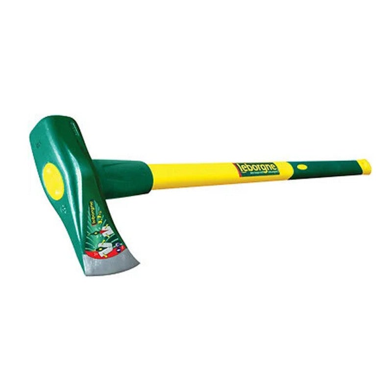 Leborgne Hache Merlin Éclateur Avec Manche Novamax 90cm Et Pare Faux-Coups - Outil Jardinage Fendre Bois