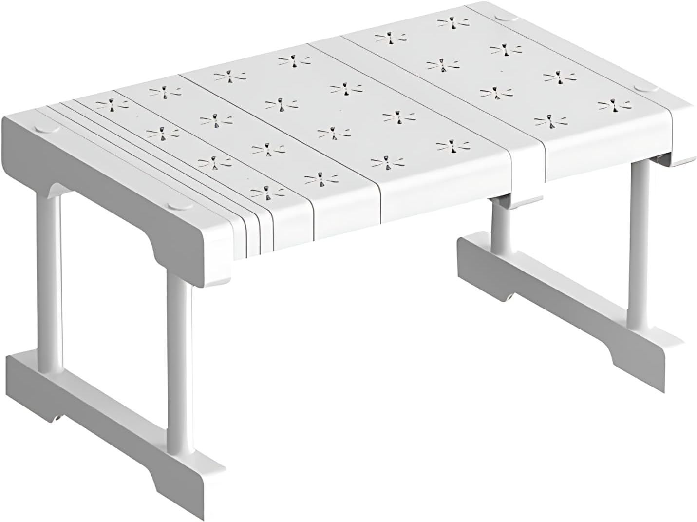 Étagère Télescopique Extensible Garde-Robe 73-128 Cm - Support Pression Rangement Placard Sans Percage