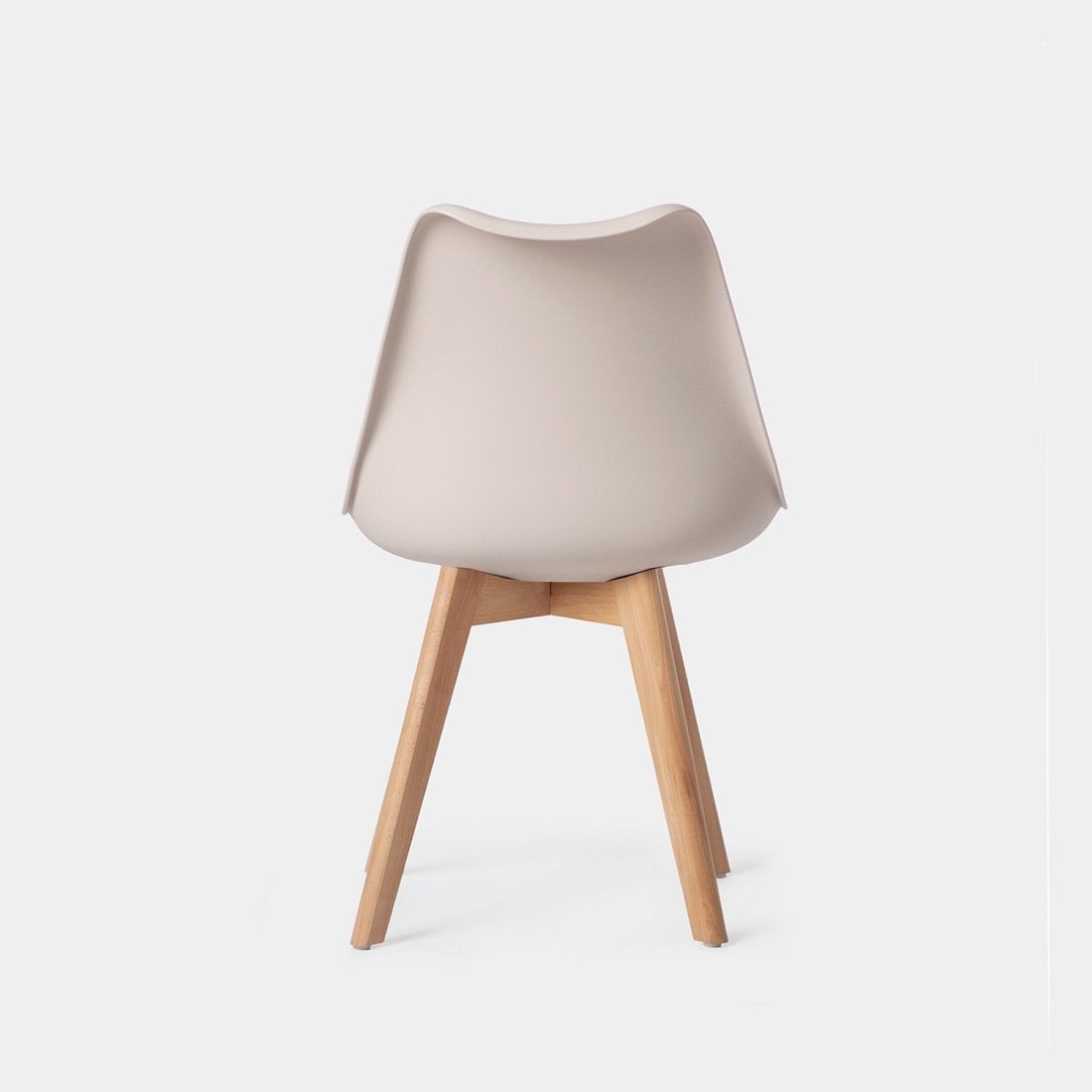 Chaise en polypropylène beige Kler - 7