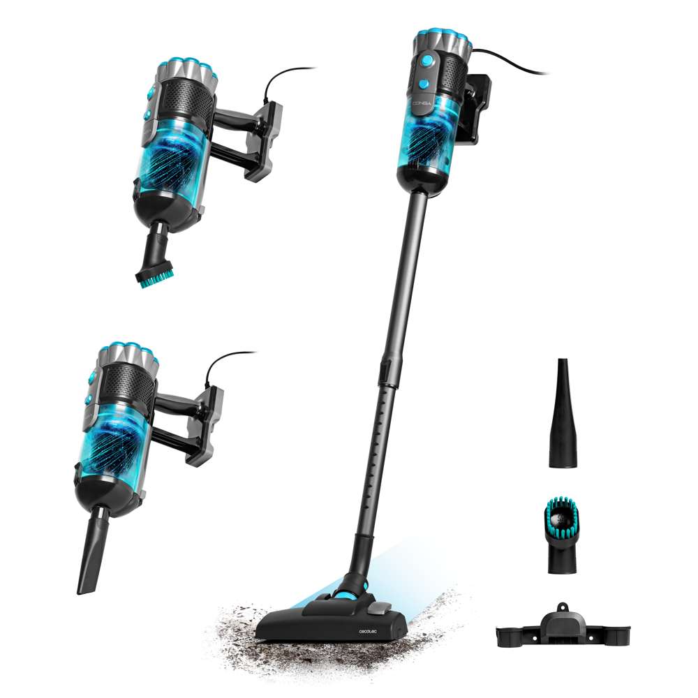 Cecotec Aspiradora Escoba Con Cable Conga Popstar 600 Vital. 600W, Tecnología Ciclónica Sin Bolsa, Poder Succión 18Kpa , Leroy Merlin