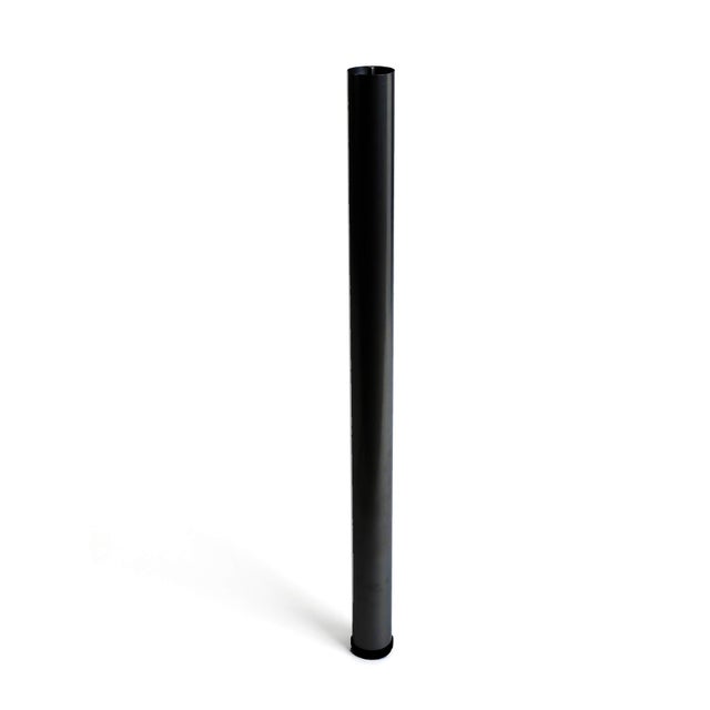 REI | Pied de table en métal 406G | Hauteur 87 cm | 60 x 60 x 870 mm | Acier | Noir