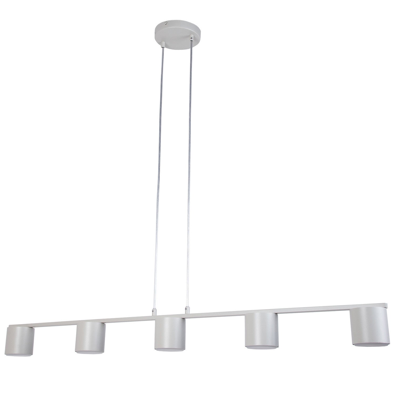 Lampa wisząca Mila jasny szaro-beżowa 5xGX53x12W nowoczesna wym: 100 x 100 x 14 cm metal SIGMA