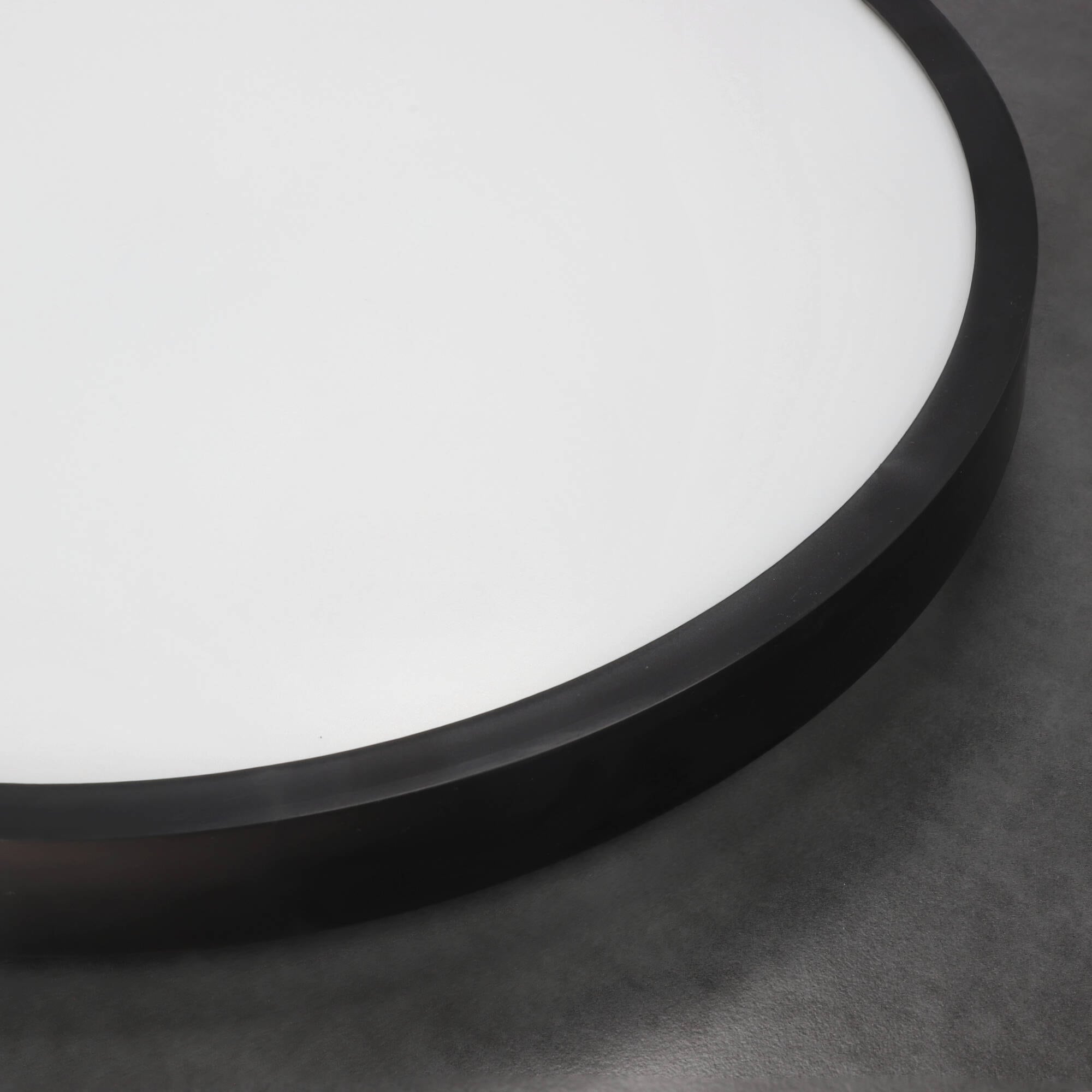 Plafon LED PERETI 24W czarny pierścień 35cm, 3000K barwa ciepła, 2400lm, IP44, 220-240V EDO SOLUTIONS - 3