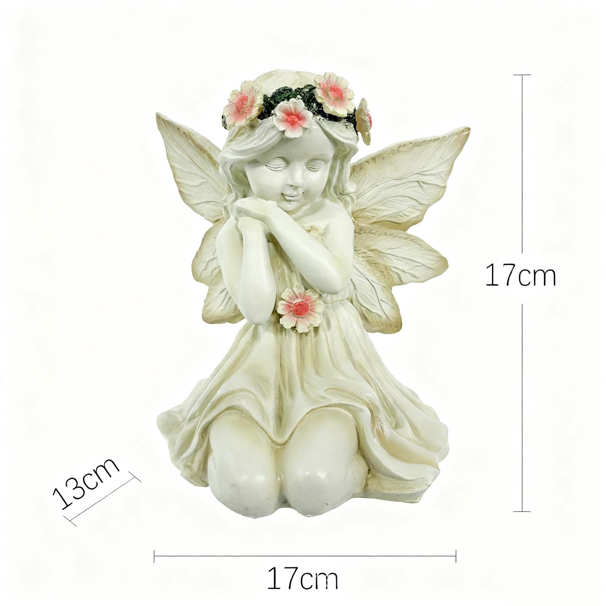 Set di 3 figure LED Angelo solare per giardino, patio o prato, statua decorativa esterna, regalo perfetto per compleanno, Natale o inaugurazione | Leroy Merlin
