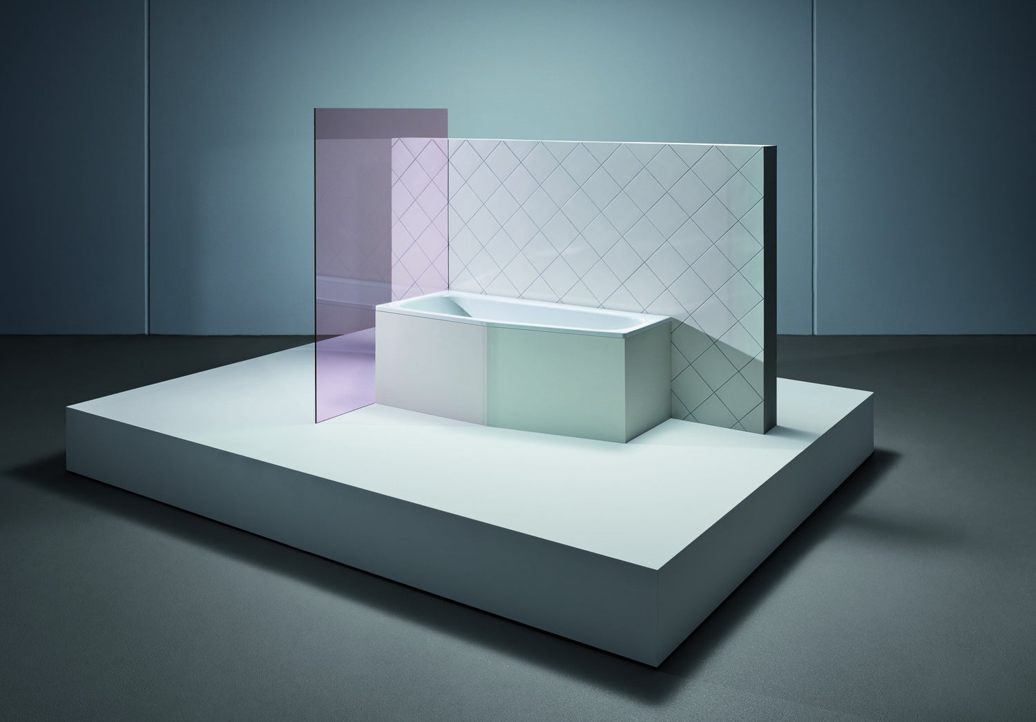 BetteBambino Baignoire à faible encombrement, à encastrer, 1 place, 1570x700x420mm, gauche, 2570-000Plus, Farbe: blanc brillant - 3