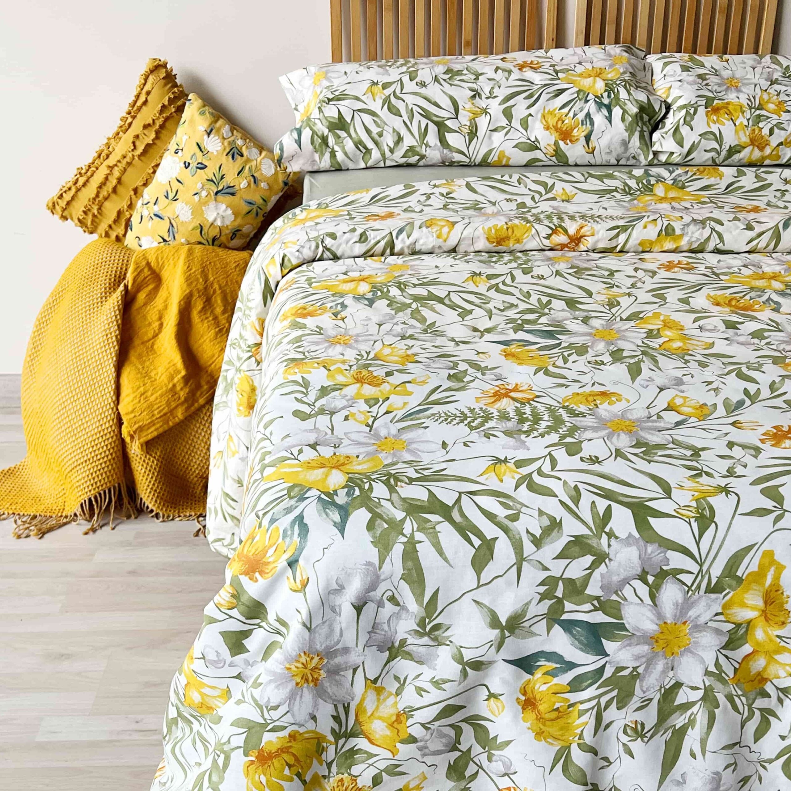 Set Da 3 Pezzi Di Copripiumino In 100% Cotone (1 Copripiumino Con - Foto 2