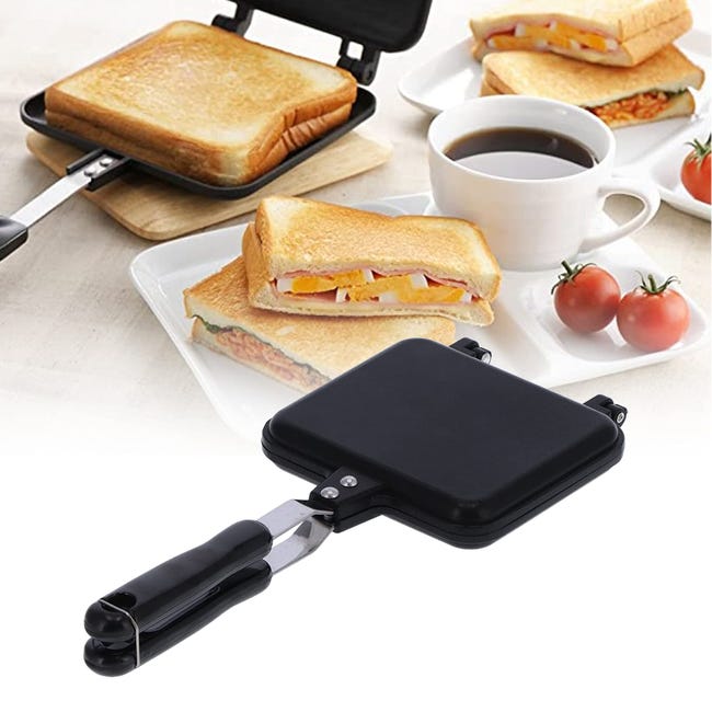 TOWEBOORY Padella a Doppia Faccia, Macchina per Toast Padella TOWEBOORY Padella a Doppia Faccia, Macchina per Toast Padella