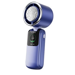 MAI USATO]Ventilatore portatile, compatto, ricaricabile, display digitale, 100 velocità