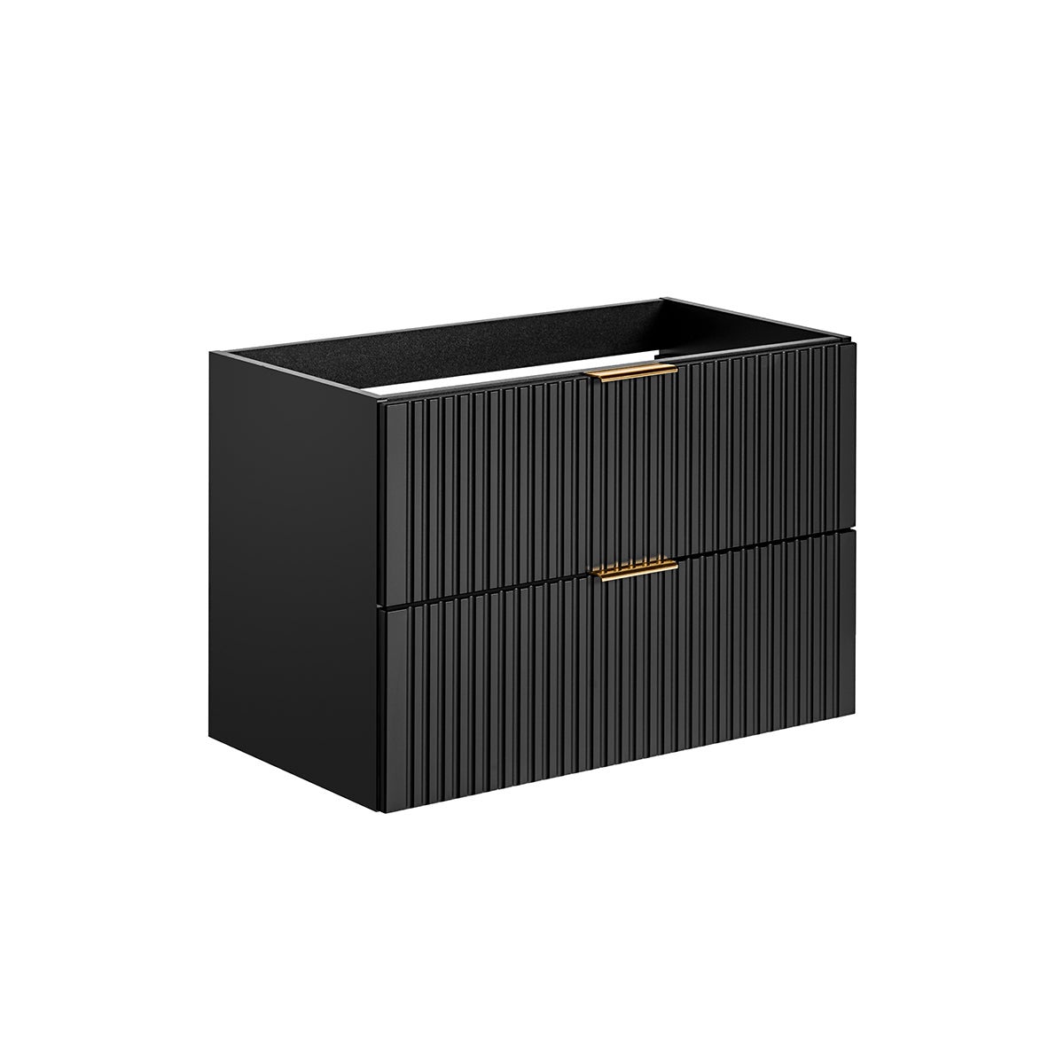 Szafka pod umywalkę ADEL BLACK 82 80cm czarny mat