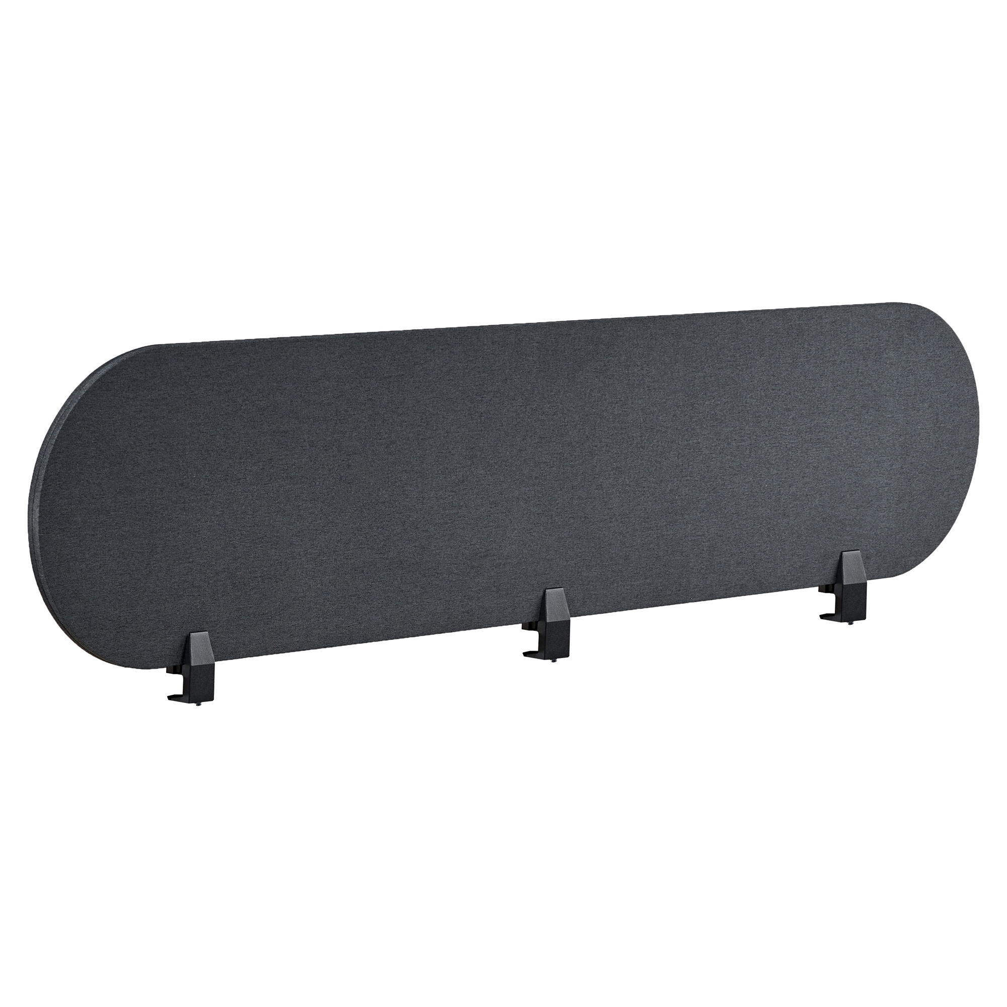 Separator de birou SPARKY 180 x 40 cm Gri închis