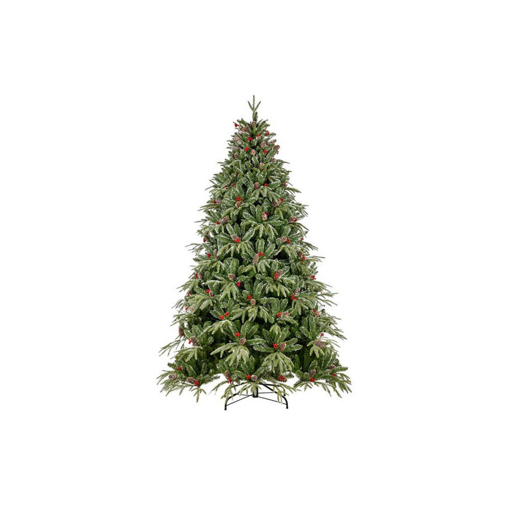 SHATCHI Albero di Natale artificiale Maryland con punte verdi in abete SHATCHI Albero di Natale artificiale Maryland con punte verdi in abete