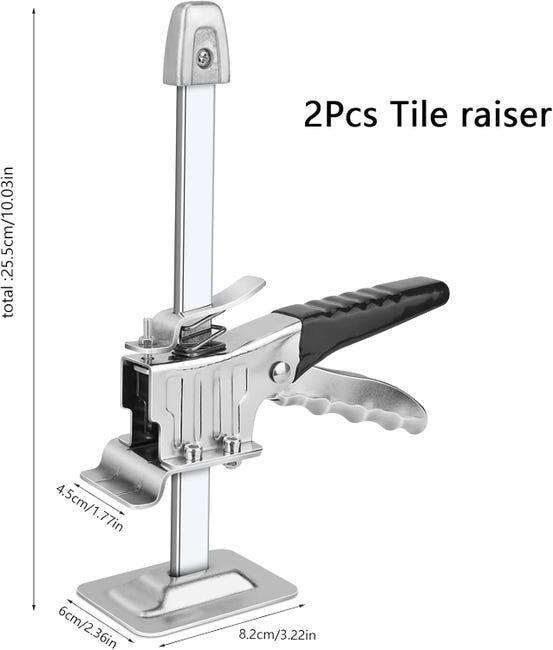 Sollevatore A Pedale Per Porte – Portata 100 Kg, Altezza Regolabile 6-60 Mm, Rotazione 360°, In Acciaio Al Carbonio