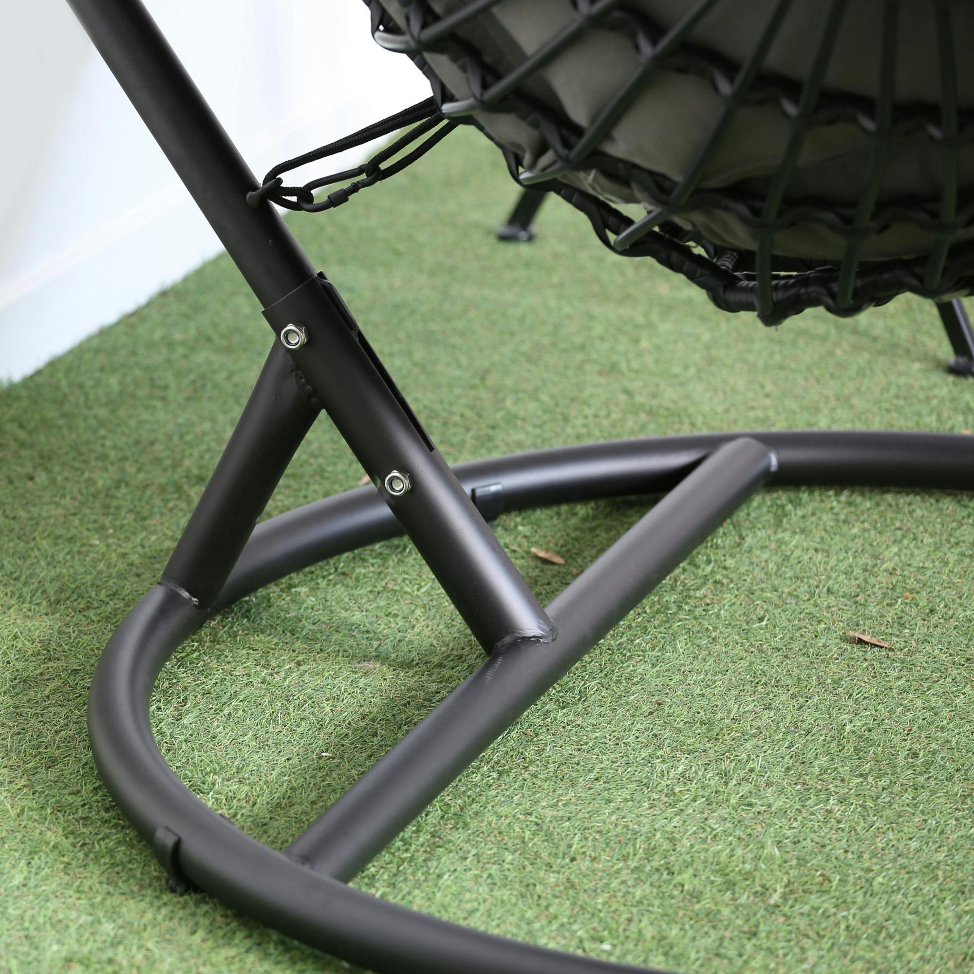 Fauteuil suspendu résine noire SOUTH BEACH - 4