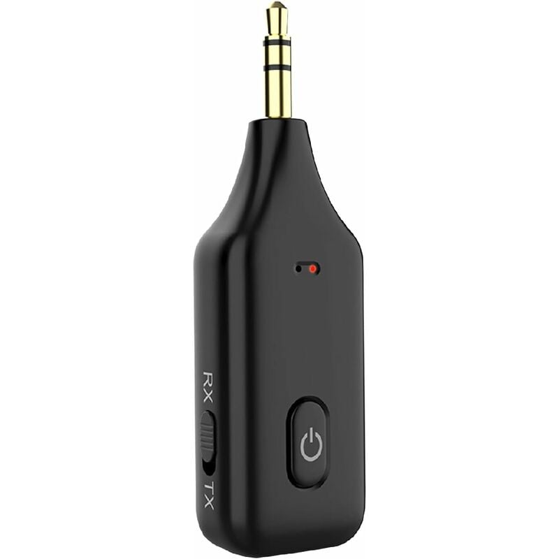 Adapter Bluetooth samochodowy AUX - RX TX Bluetooth V5.1, zestaw odbiornik-nadajnik, do radia samochodowego, TV, PC, muzyka bezprzewodowa