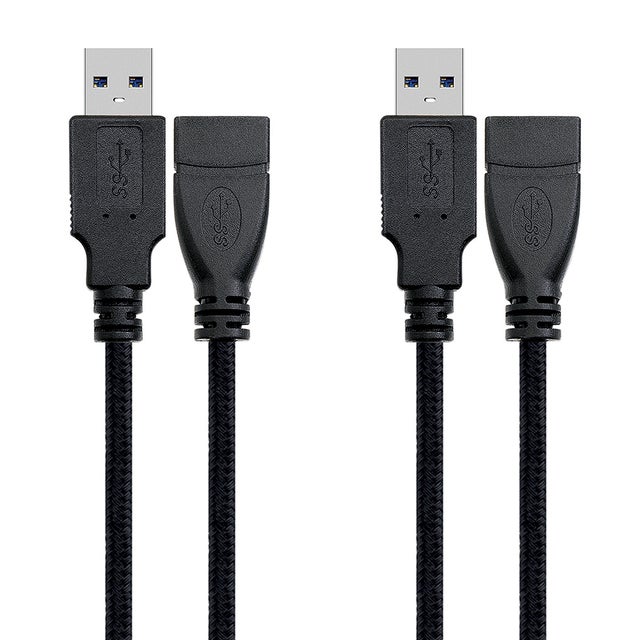 JSAUX - Prolunga USB 3.0, 2 m, ad alta velocità, 5 Gbps