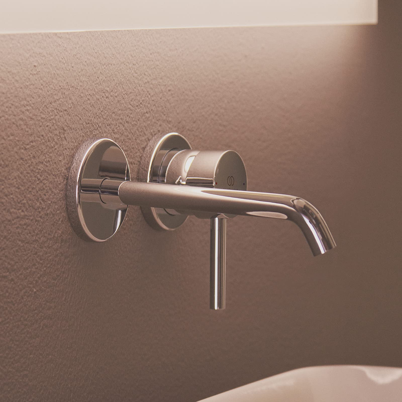 Ideal Standard Ceraline Robinetterie de lavabo murale, montage encastré ...