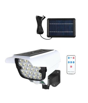 Faretto Solare Con Sensore Di Movimento E Telecamera Finta - 11 LED, 2200mAh, IP65 - Sicurezza Per Esterni - Foto 6