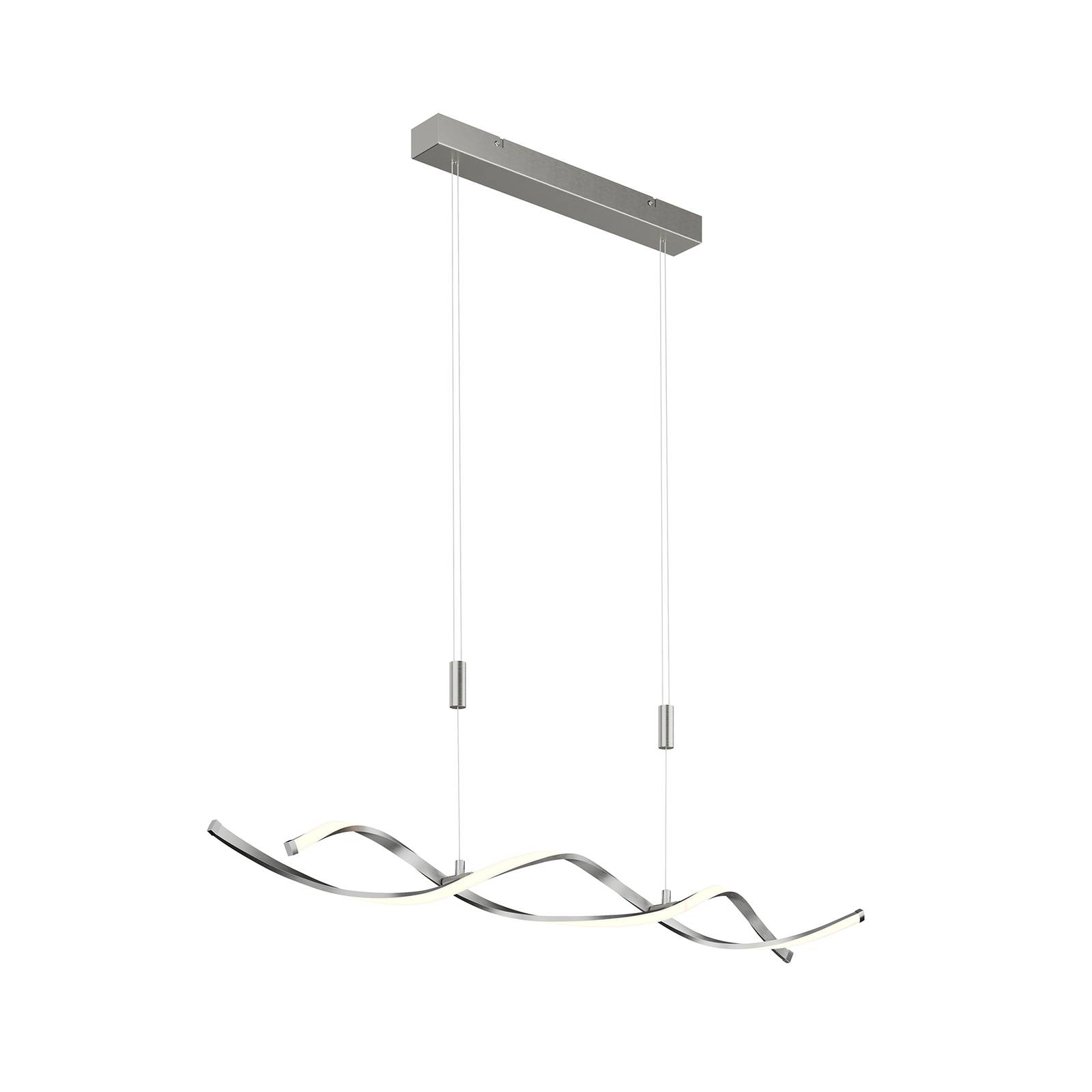 Lámpara Colgante Uller 1 Luz, Cristal Ahumado/níquel 20 Cm