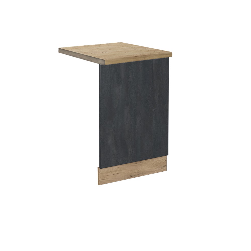 Vicco Panel przedni R-Line, Czarny beton, 45 cm BP Dąb
