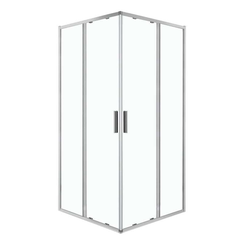Kabina prysznicowa Solid SQ 90 CHR szkło hartowane 6 mm profile chrom KERRA