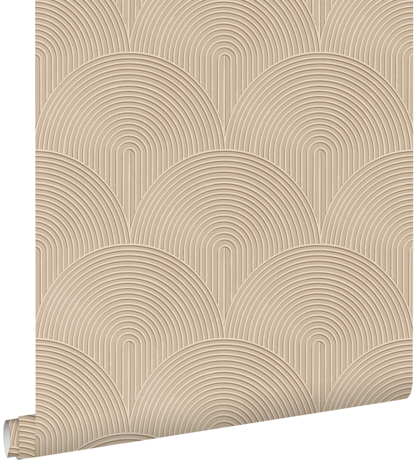 Tapeta Motyw 3D ciemny beż - 50 x 900 cm - ESTAHOME
