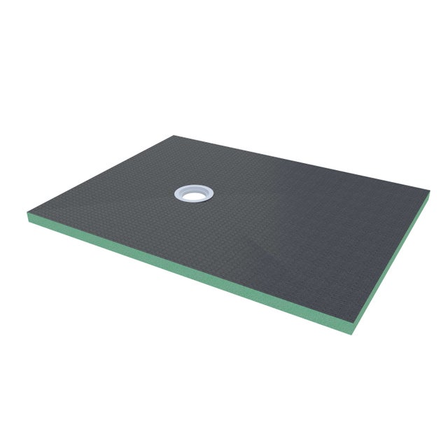 Receveur de douche recoupable sur mesure 1200x900 mm - Recoupable, à carreler - Étanchéité renforcée - 40 mm d'épaisseur